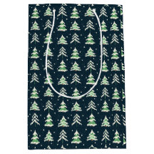 Winter Snow Evergreen Trees