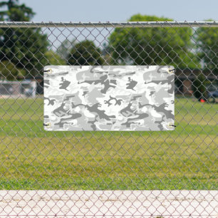 Winter Snow Gray Camouflage, Militär, Armee Banner