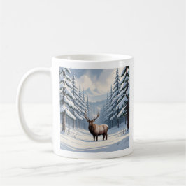 Winter Snow Pine Ceramic Mug (11oz) Kaffeetasse