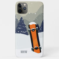 Winter Snowboard individuelle Monogramm-Telefongeh