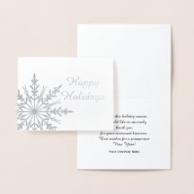 Winter Snowflake Business Happy Holidays