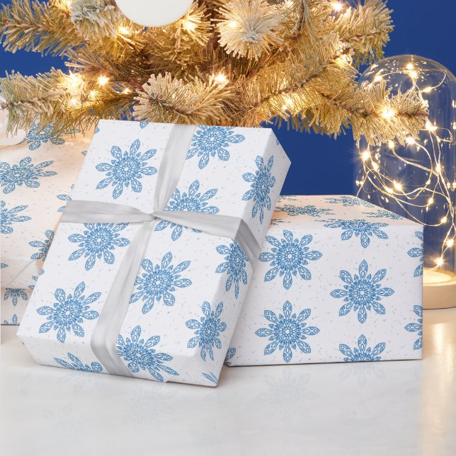 Winter Snowflake Geschenkpapier (Feiertage)