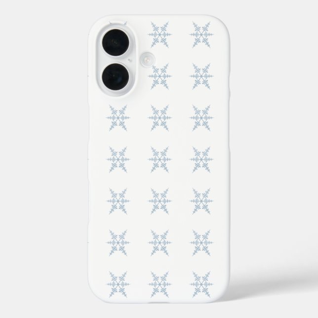 Winter Snowflakes iPhone / iPad Gehäuse 16 Hülle (Rückseite)