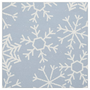 Winter SNOWFLAKES nahtloses Muster + Ihre Ideen Stoff