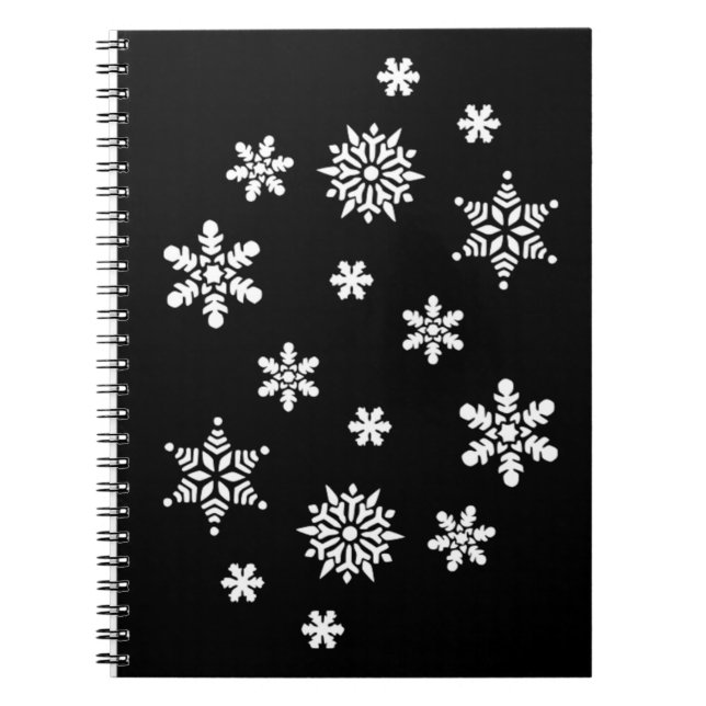 WINTER SNOWFLAKES NOTIZBLOCK (Vorderseite)