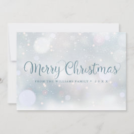 Winter Snowflakes Script Frohe Weihnachten