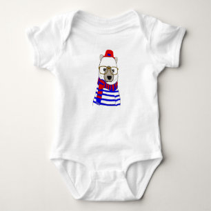 Winter Snowman Design für Baby-Bodysuit Baby Strampler