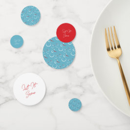 Winter Snowman Pattern lassen es schneebedeckt und Konfetti