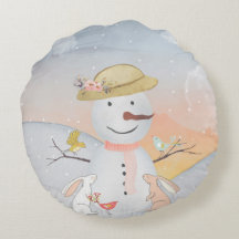 Winter Snowman Tierschneemünder