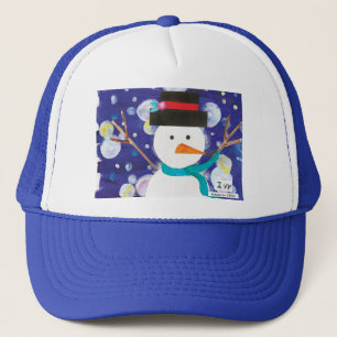 Winter Snowman Truckerkappe