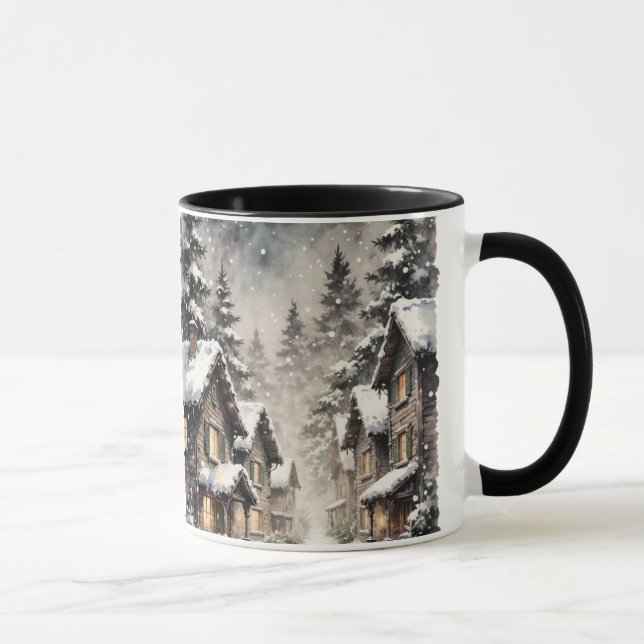 Winter Snowy Scene Mug (Droite)