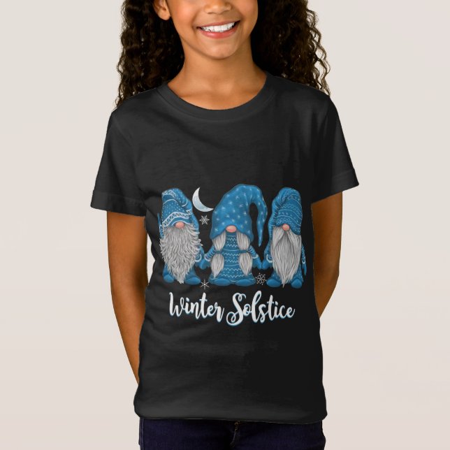 Winter Solstice Gnomes Solar Event Winter Gnomes S T-Shirt (Vorderseite)