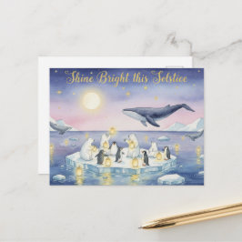 Winter Solstice Postcard Postkarte