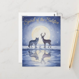 Winter Solstice Postcard Postkarte