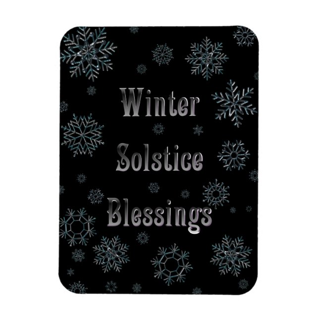 Winter Solstice Segen Magnet (Vertikal)