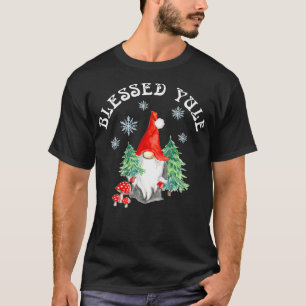 Winter Solstice Seligen Weihnachten Pagan Holiday  T-Shirt