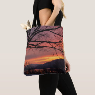 Winter Solstice Sunset Tasche