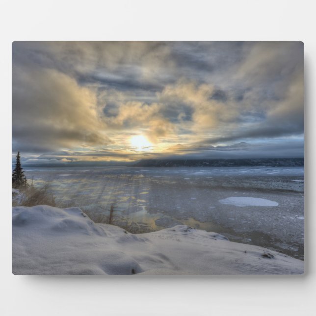Winter Solstice Turnonce Arm Fotoplatte (Vorderseite)