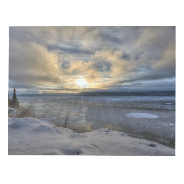 Winter Solstice Turnonce Arm Notizblock (Vorderseite)