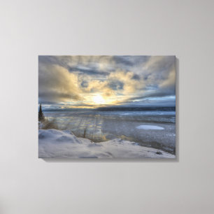 Winter Solstice Turnwiederum Arm Leinwanddruck