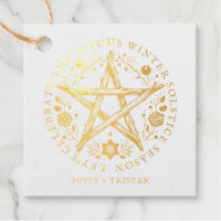 Winter Solstice Twig Star Pentagramm Wicca