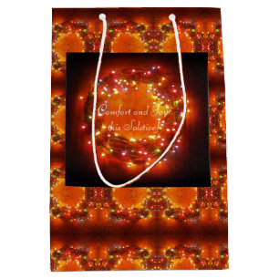 Winter-Sonnenwende-Feen-LichterWreath Mittlere Geschenktüte