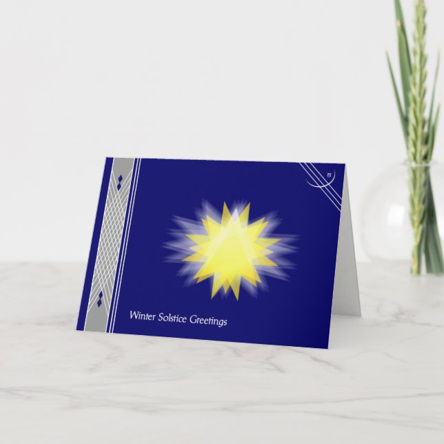 Winter-Sonnenwende I Karte (Vorderseite)
