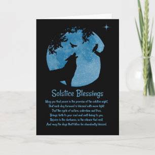 Winter-Sonnenwende, inspiriert von nordamerikanisc Karte