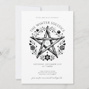 Winter-Sonnenwende-Party-Einladung Einladung