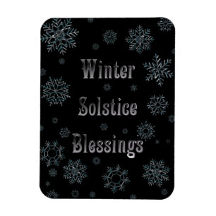 Winter-Sonnenwende-Segnungen Magnet