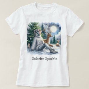 Winter-Sparkle-Tech-STEM-Mädchen-Trost T-Shirt