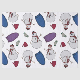 Winter-Spaß-Geschenkpapier Seidenpapier