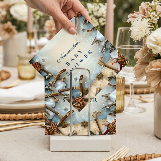 Winter Sports Baby Shower Serviette (Von Creator hochgeladen)