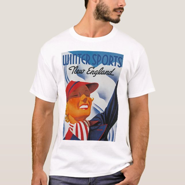 Winter Sports New England T-Shirt (Vorderseite)