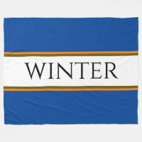 WINTER Sporty Alpine Blaues Orange Streifen
