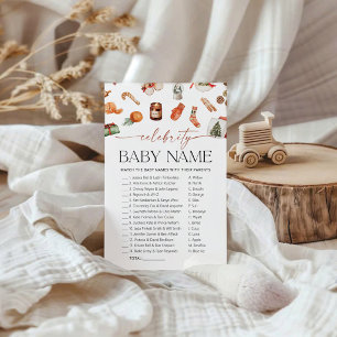 Winter-Star-Babynamen-Spiel