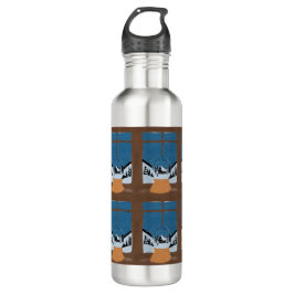 Winter Steel Water Bottle - Snow Globe Edelstahlflasche