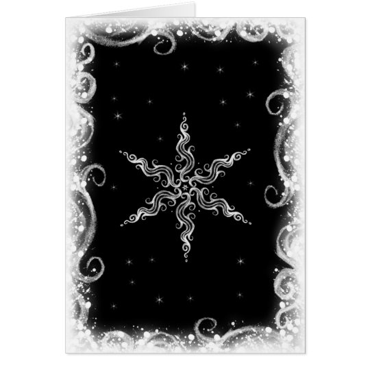 Winter-Stern Karte