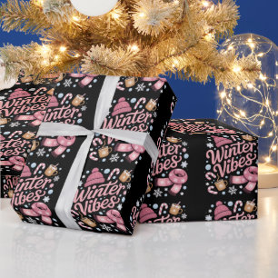 Winter Stimmung Saison Kaltwetter Hallo Winter Geschenkpapier