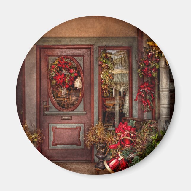 Winter - Store - Dressed für Ferien Magnet (Vorne)