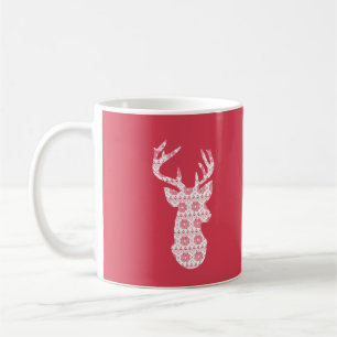 Winter Strick Weihnachtsmann Kaffeetasse