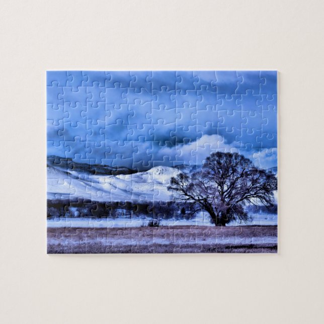 Winter-Sturmbrauen in den Bergen - 8 x 10 Zoll (Horizontal)
