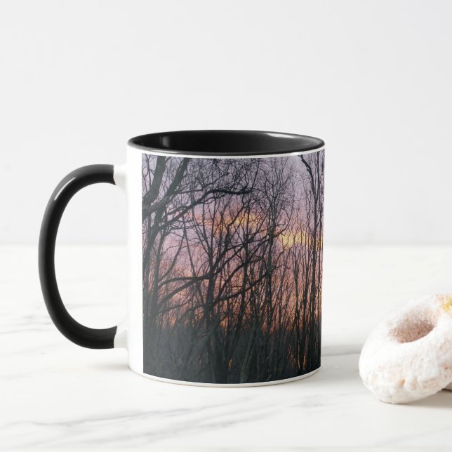 Winter Sunrise II Tasse (Mit Donut)