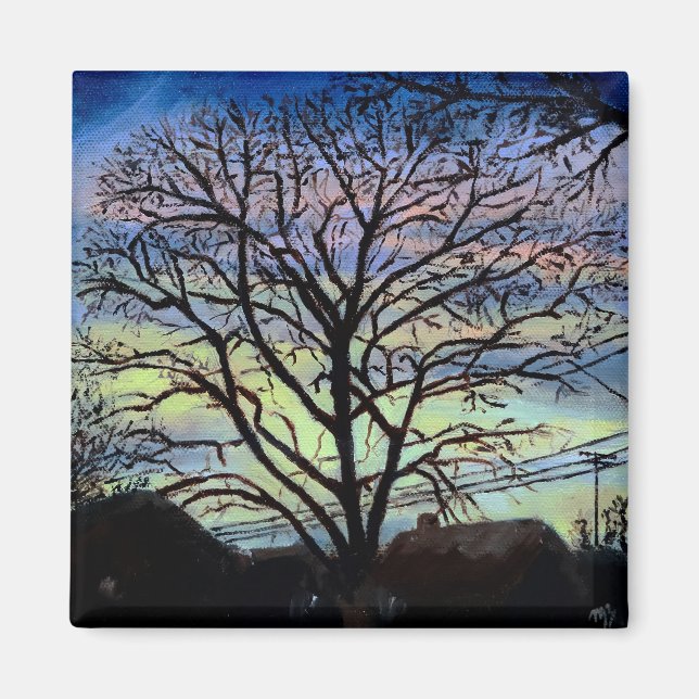 Winter Sunrise Magnet (Vorne)