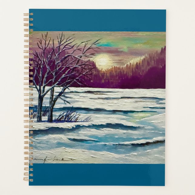 Winter Sunset Planer (Vorderseite)