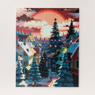 Winter Sunset Village