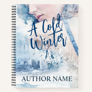 Winter Suspense Book Cover Inspiration Notebook Notizbuch