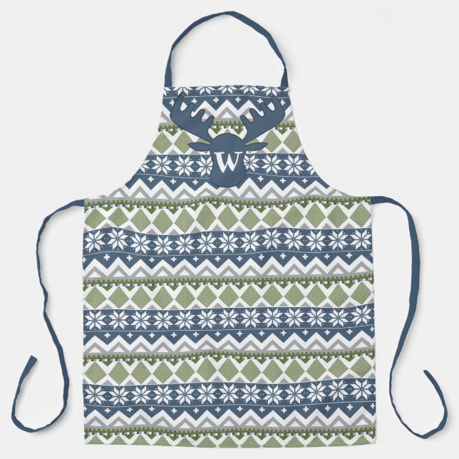 Winter Sweater All-over Print Schürze (Vorderseite)