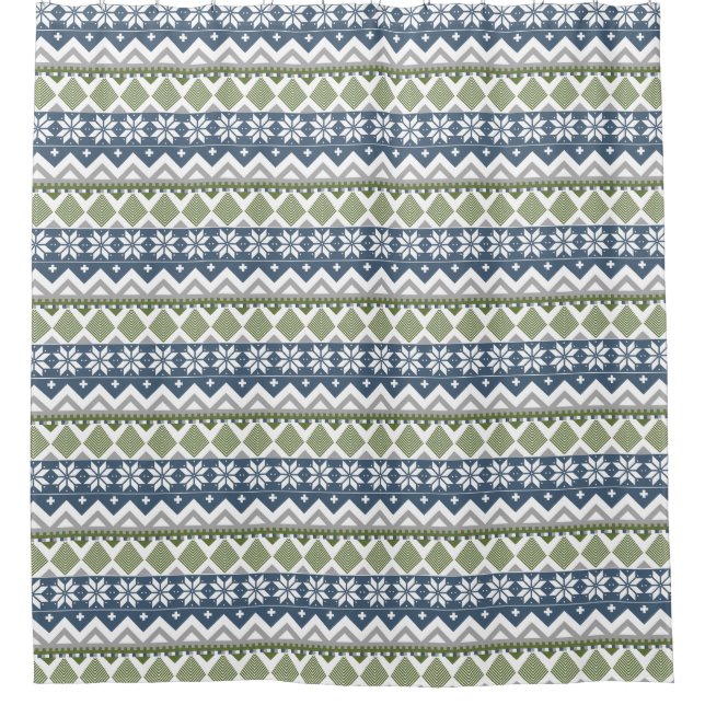 Winter Sweater-Duschvorhang Duschvorhang (Vorderseite)