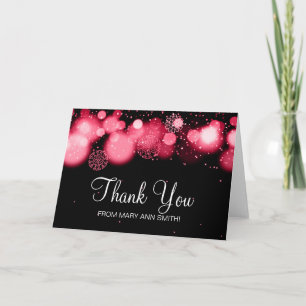 Winter Sweet 16 Danke Red Bokeh Lights